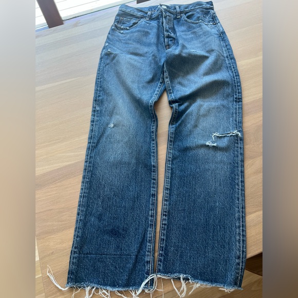 Moussy denim Distressed Blue Jeans 28 - Picture 1 of 3